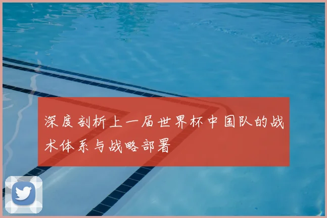 深度剖析上一届世界杯中国队的战术体系与战略部署